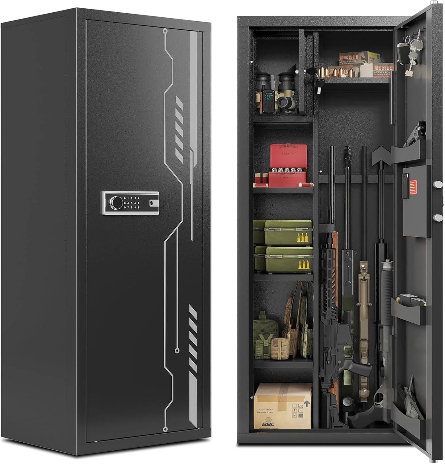 Kaer 8 - 12 Gun Safe Multi - function 1450 - KaerWorld