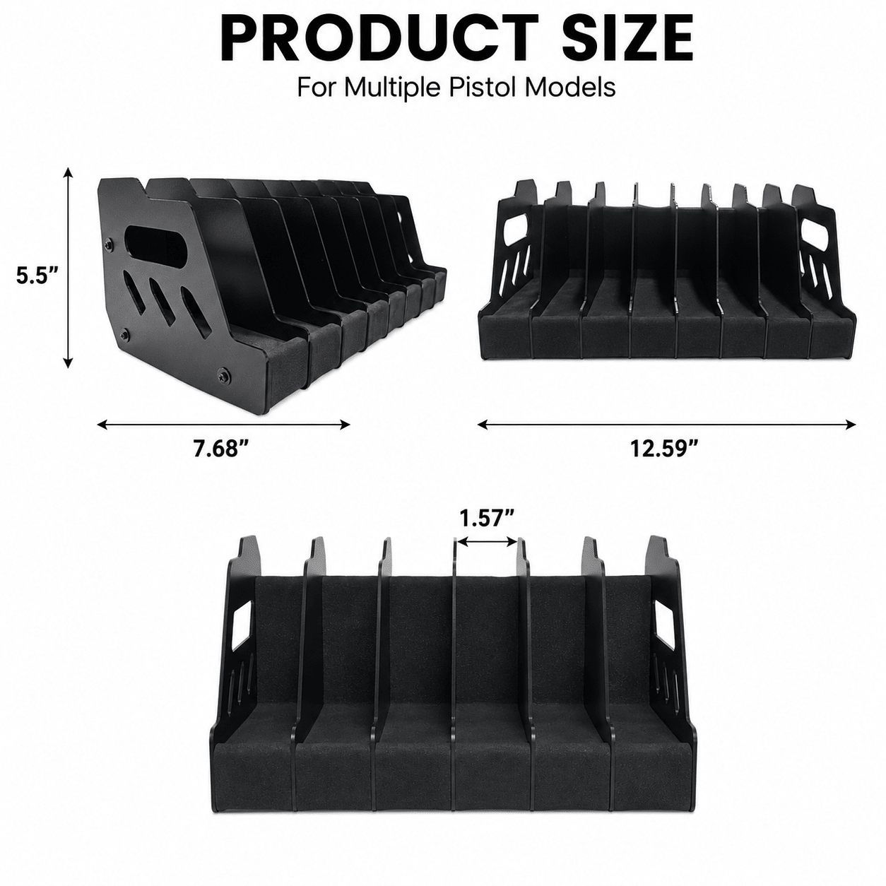Kaer 8 Pistol Rack for Gun Safe - KaerWorld