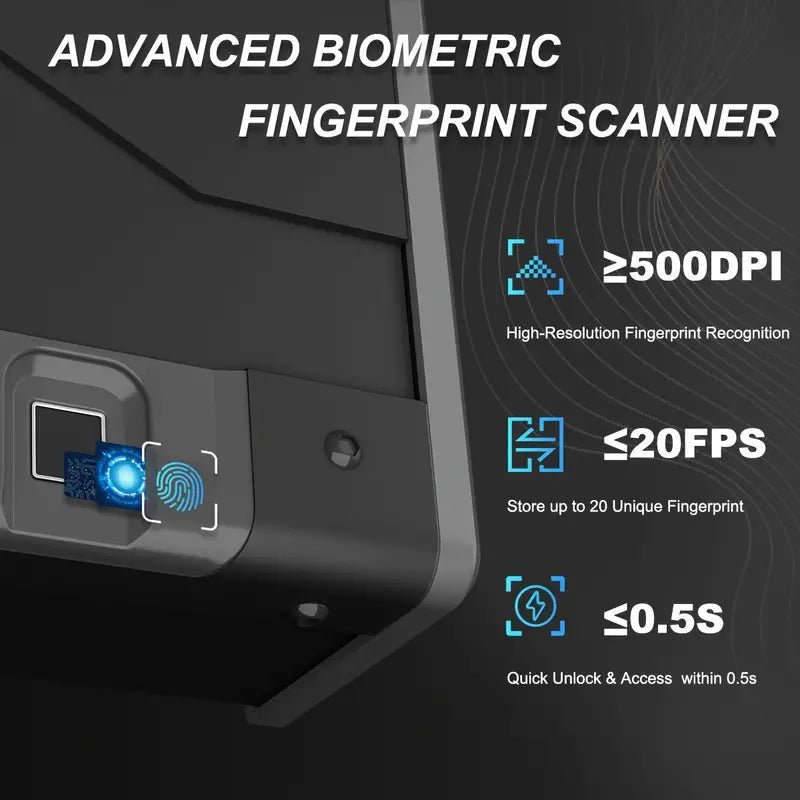 Kaer Fingerprint Pistol Safe A2 - KaerWorld