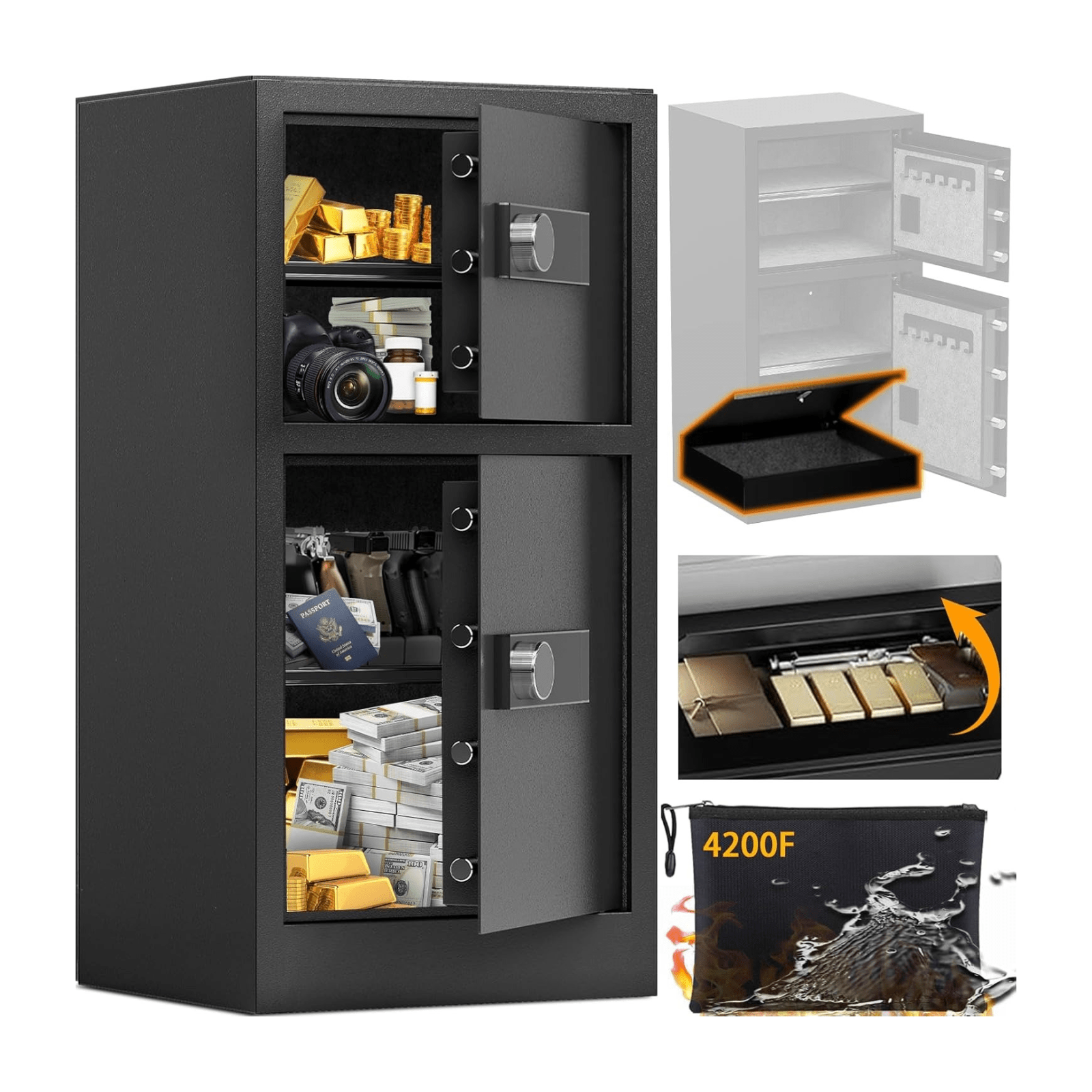 Kaer Fireproof Security Safe 60/90 - KaerWorld