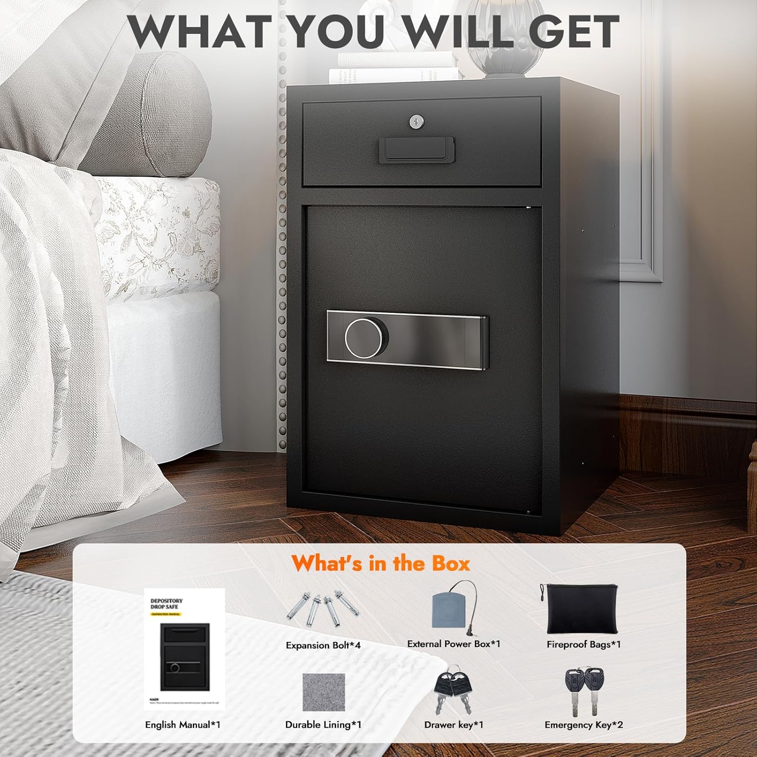 Kaer Fireproof Security Safe 60/90 - KaerWorld