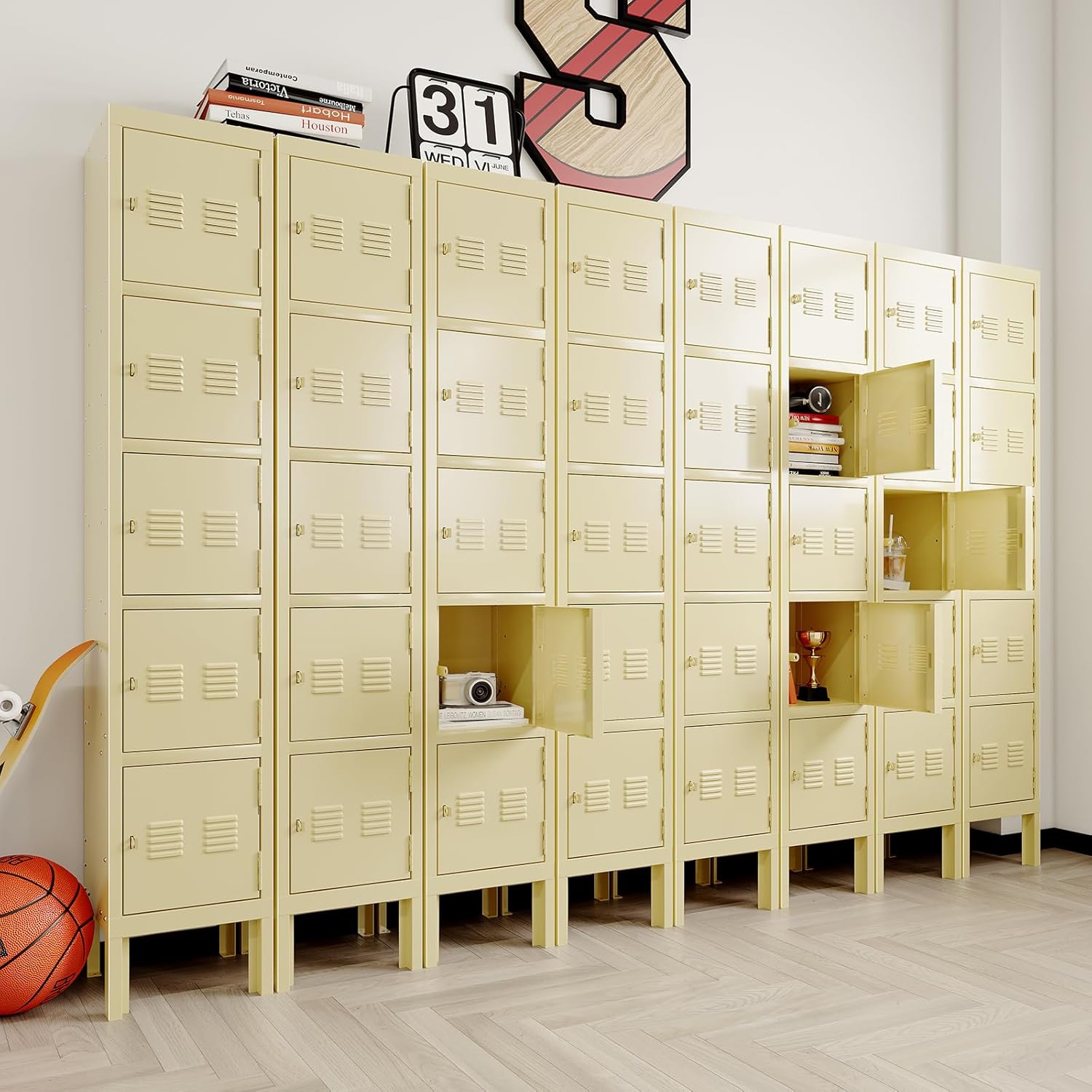 Kaer Metal Locker Storage Cabinet - 3 Door 1680 - KaerWorld