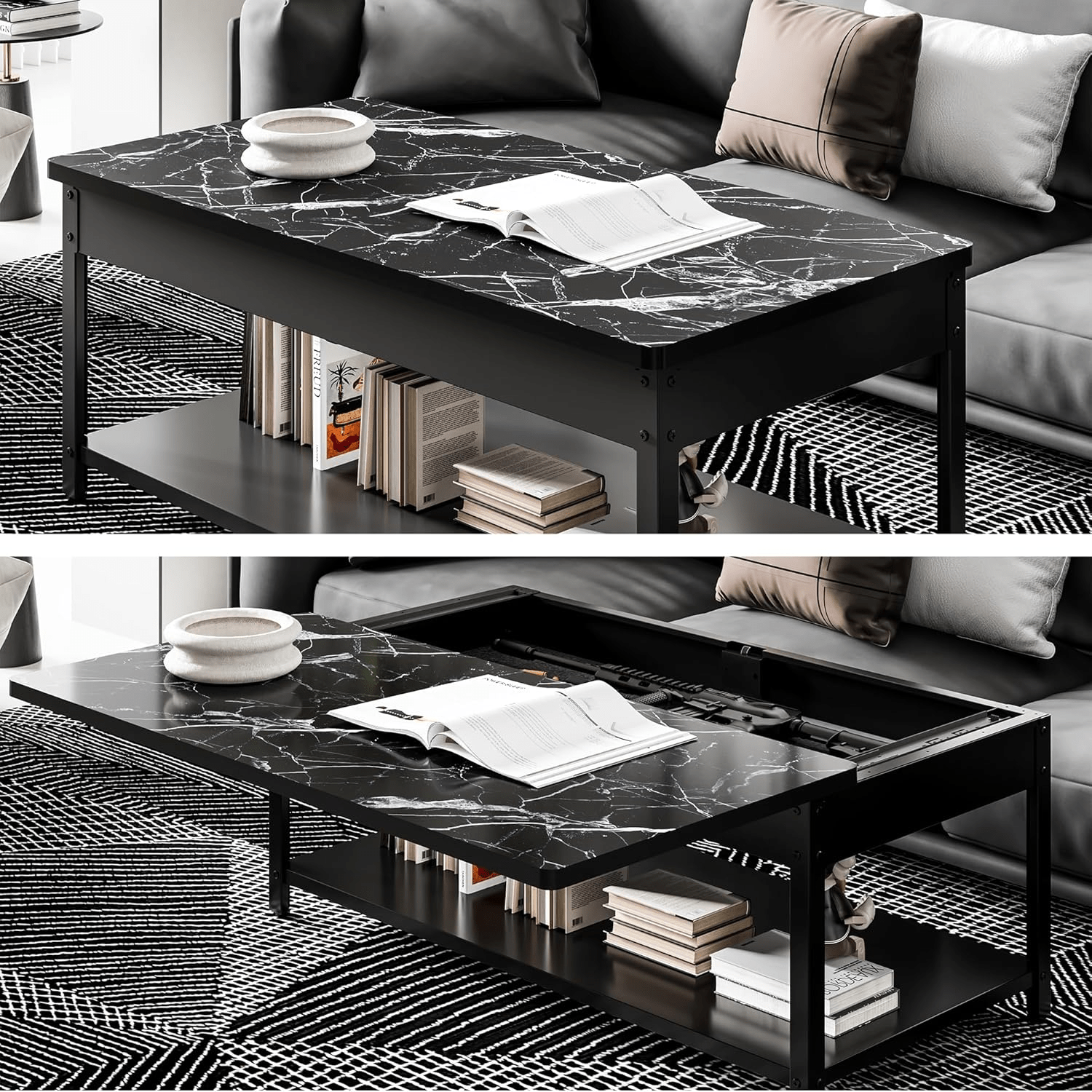 Kaer Modern Coffee Table Gun Safe - KaerWorld