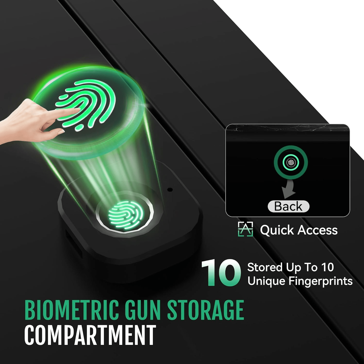 Kaer Modern Coffee Table Gun Safe - KaerWorld