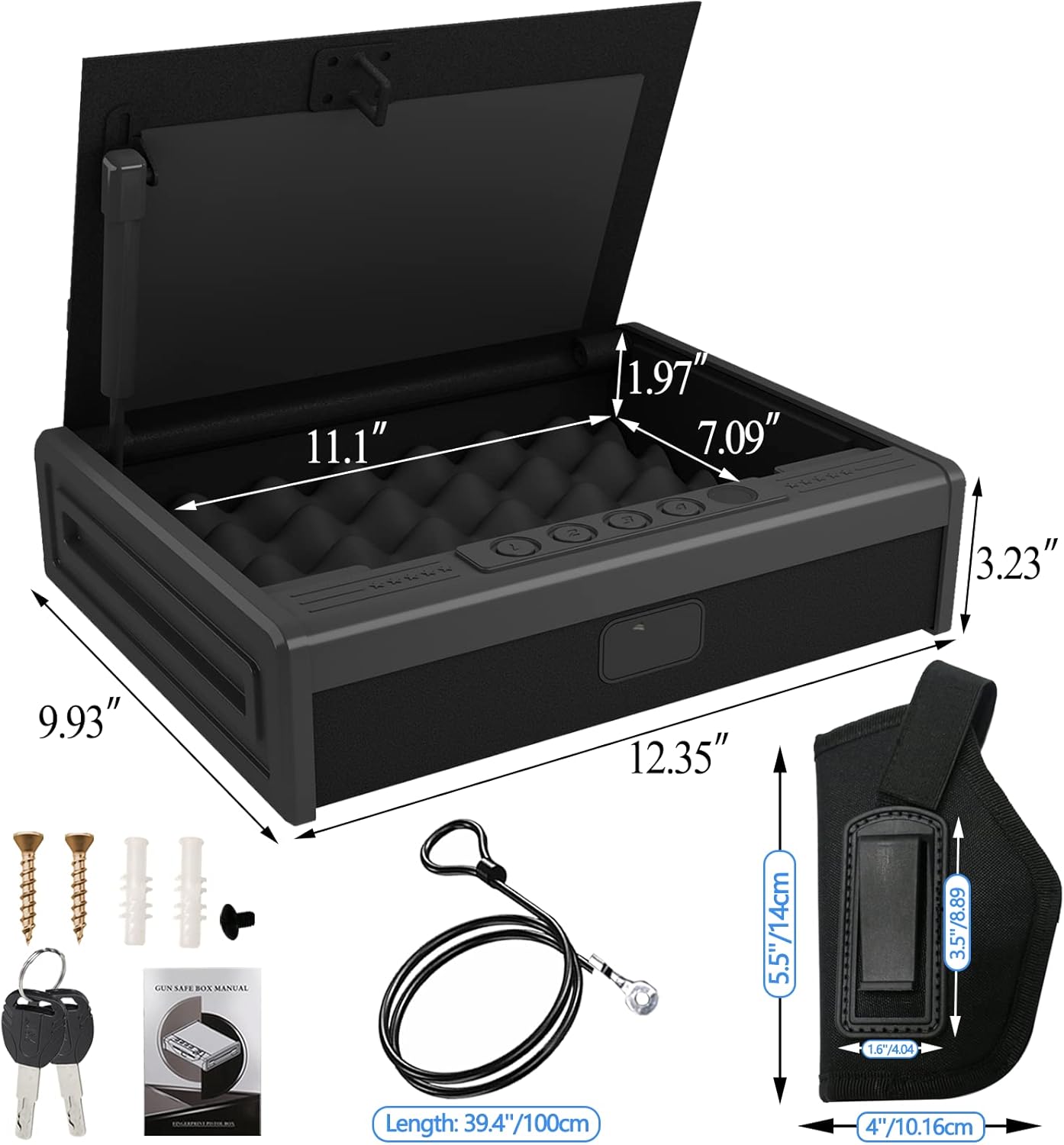 Kaer Pistol Safe Series B2 - KaerWorld