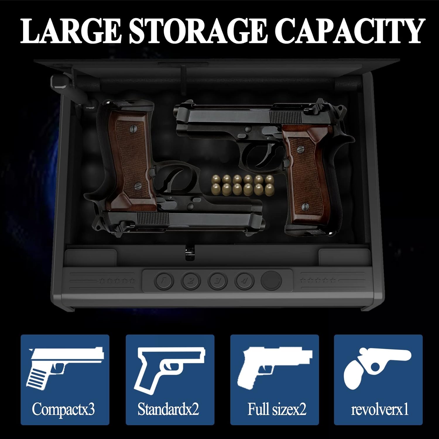 Kaer Pistol Safe Series B2 - KaerWorld