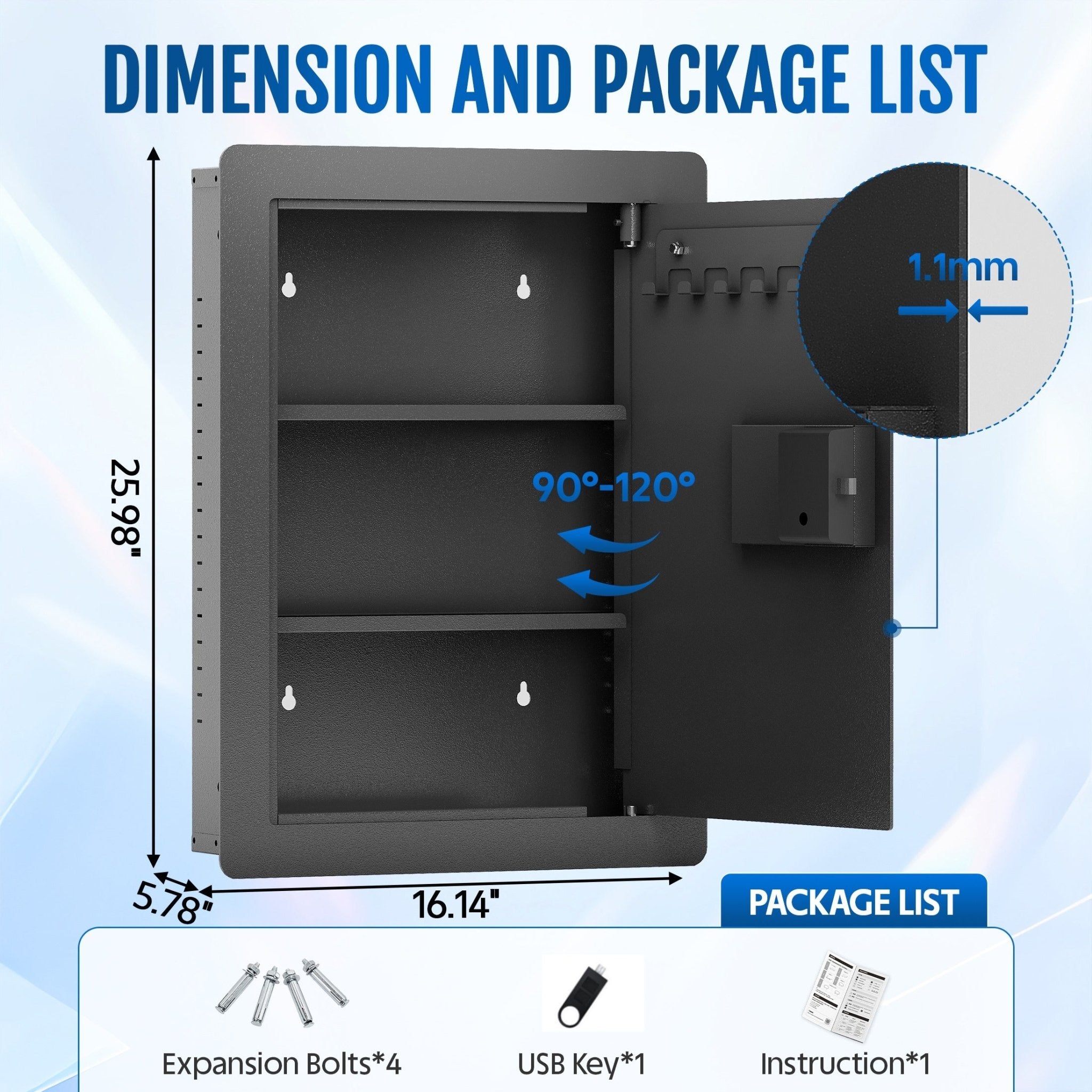 Kaer Wall Safe Hidden Safe (2 Colors) - KaerWorld