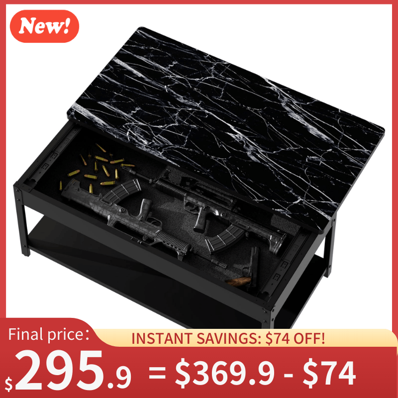 Modern Coffee Table Gun Safe (2 Pattern) - KaerWorld