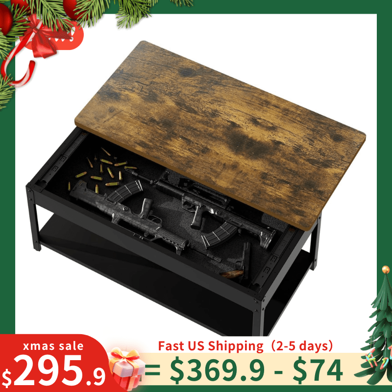 Modern Coffee Table Gun Safe (2 Pattern) - KaerWorld