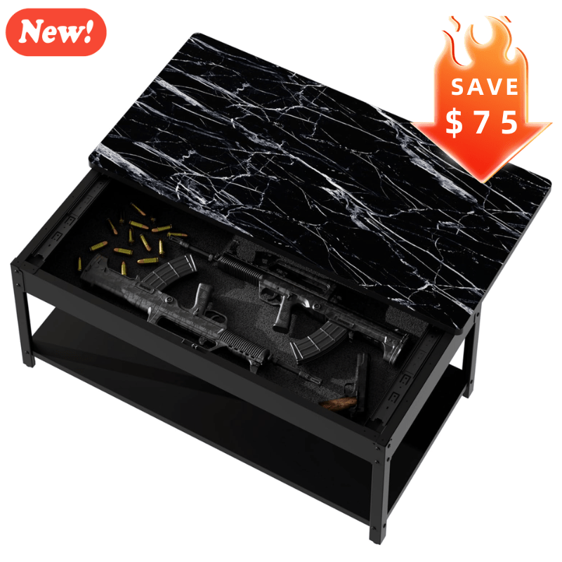 Modern Coffee Table Gun Safe (2 Pattern) - KaerWorld
