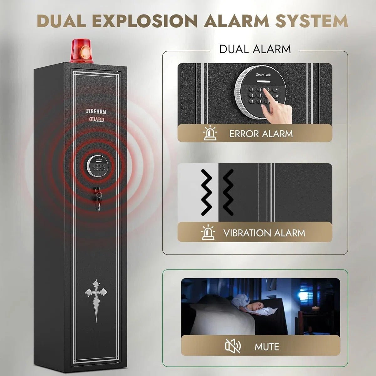 【Special Offer】Kaer 2 - 4 Rifles Gun Safe - KaerWorld