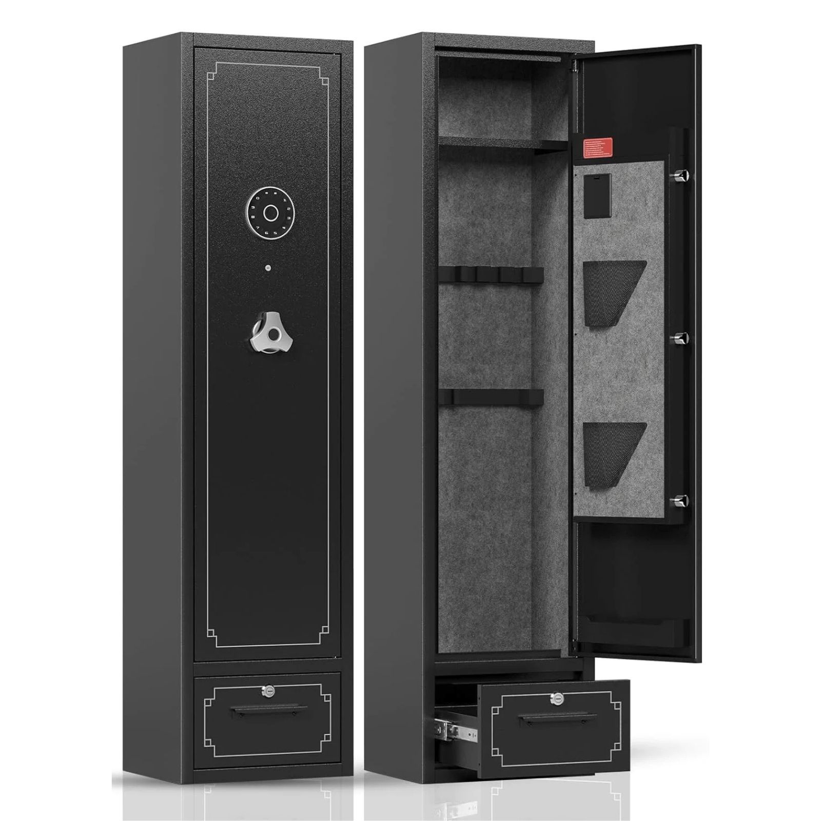 【Special Offer】Kaer 4 - 8 Pre - Assembled Gun Safe With Bottom Drawer 1400S/L/XL - KaerWorld