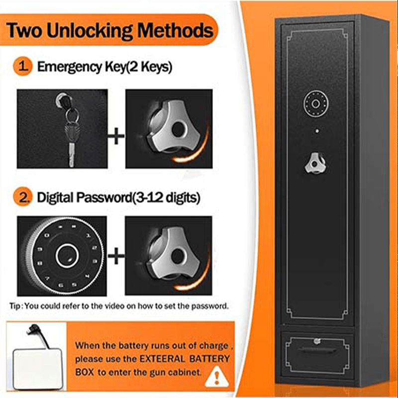 【Special Offer】Kaer 4 - 8 Pre - Assembled Gun Safe With Bottom Drawer 1400S/L/XL - KaerWorld