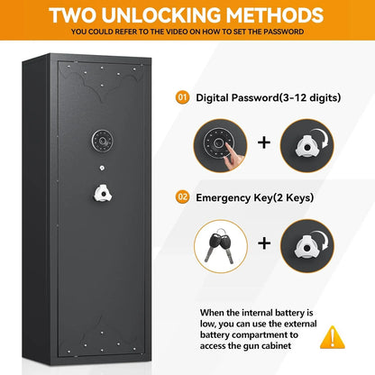 Kaer 10-12 Gun Safe 1400MD Rivet Design
