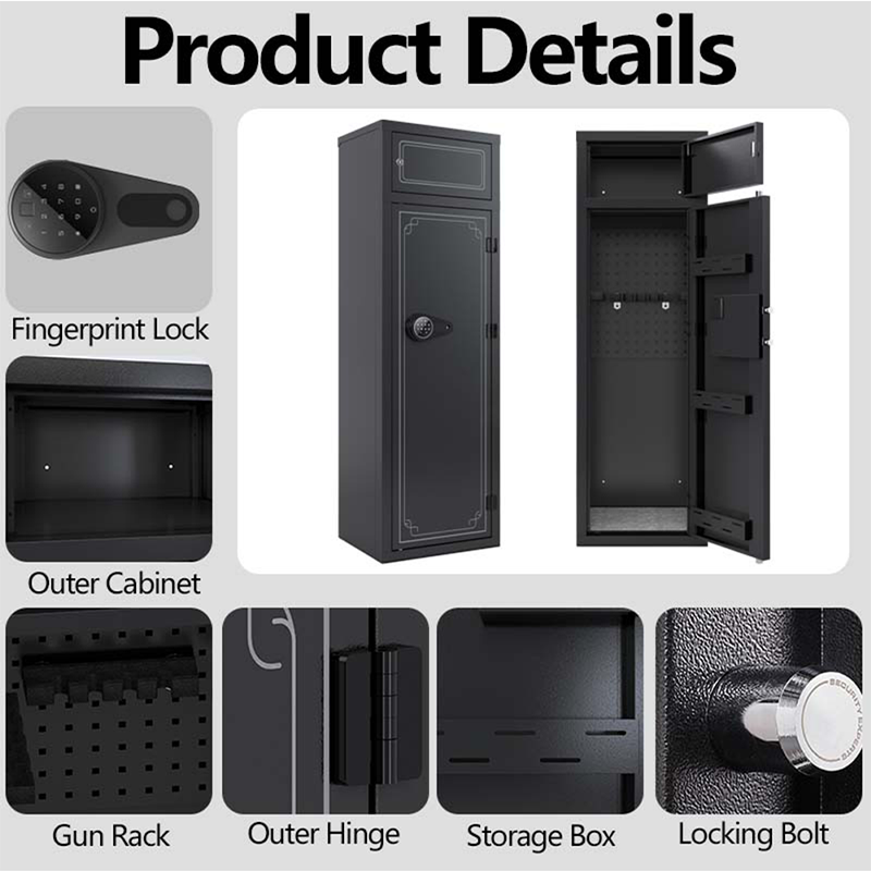 Kaer 10-12 Gun Safe 1447 Grey/BLACK