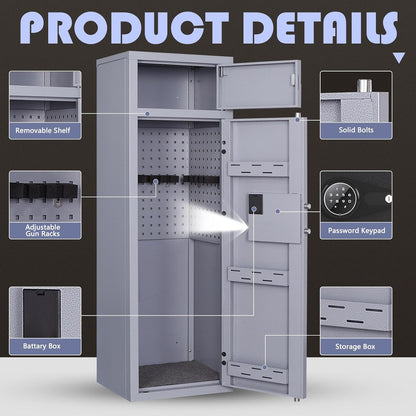 Kaer 10-12 Gun Safe 1447 Grey/BLACK