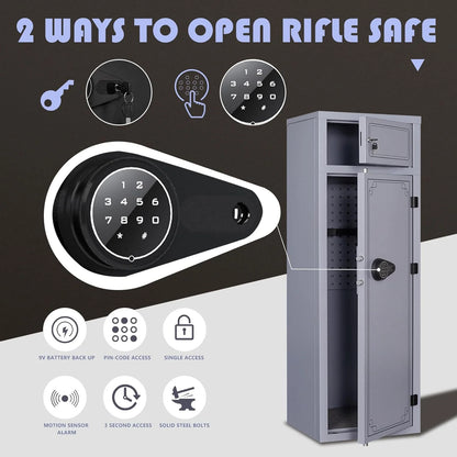 Kaer 10-12 Gun Safe 1447 Grey/BLACK