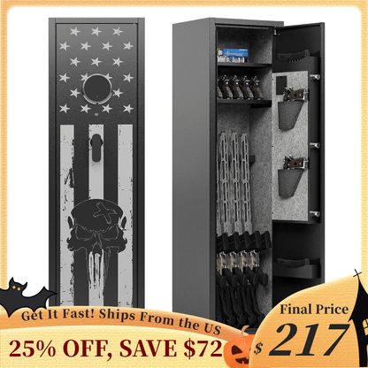 Kaer 6 Pre-Assembled Gun Safe 1430 Skull