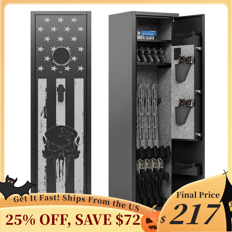 Kaer 6 Pre-Assembled Gun Safe 1430 Skull
