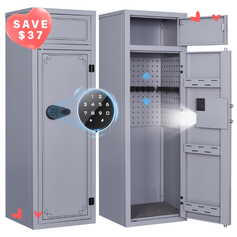 Kaer 10-12 Gun Safe 1447 Grey/BLACK
