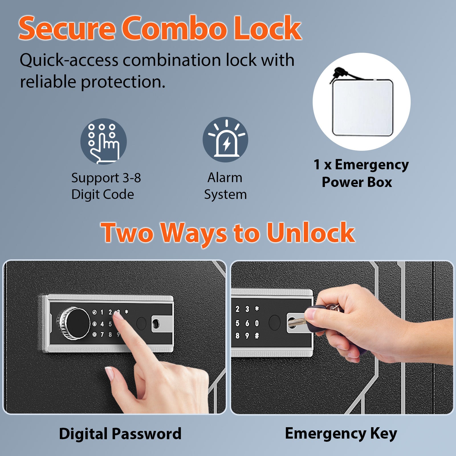 Kaer 8-12 Gun Safe Multi-function 1450