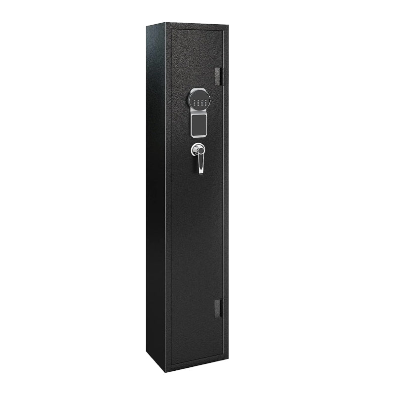 KaerWorld Gun Safes with 180-Degree Full Access Door and Removable Shelf for 2 Home Rifles and Pistols Digital Quick Access Electronic Firearm Safe with Pistol Rack and Ammunition Storage Shelves