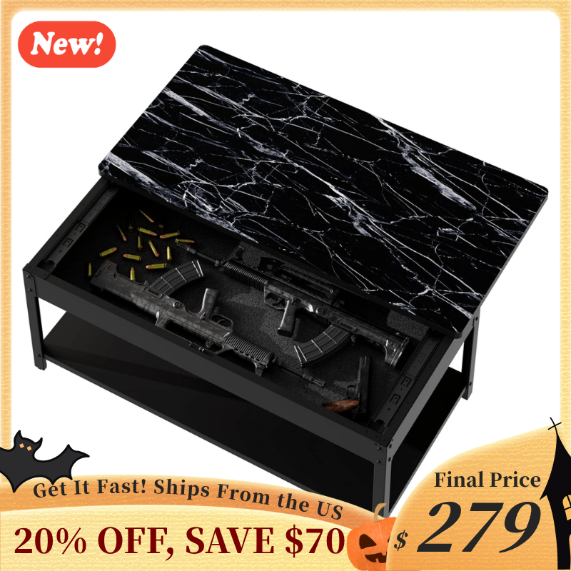 Kaer Modern Coffee Table Gun Safe