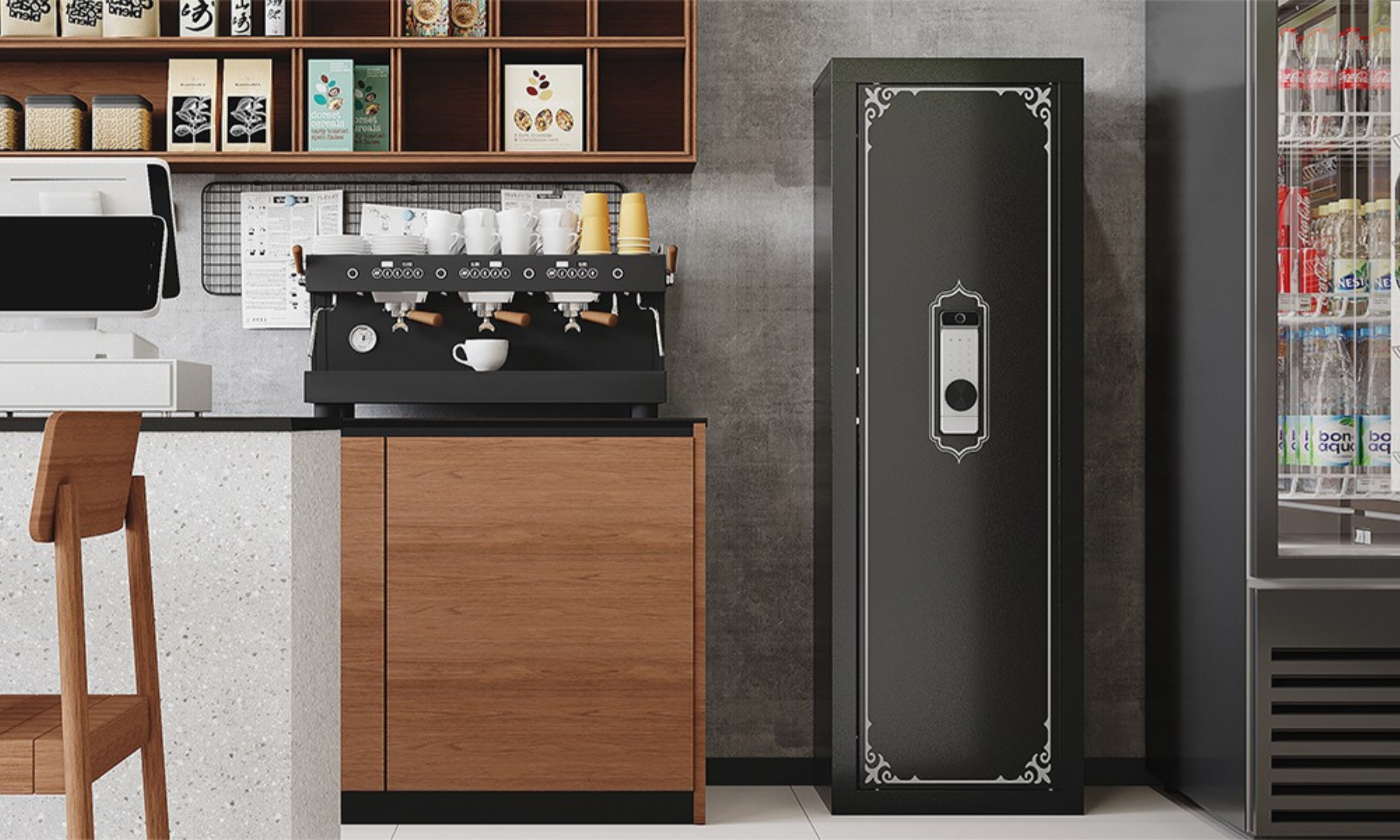 Kaer 10-14 Heavy-Duty Gun Safe 1500 Fingerprint