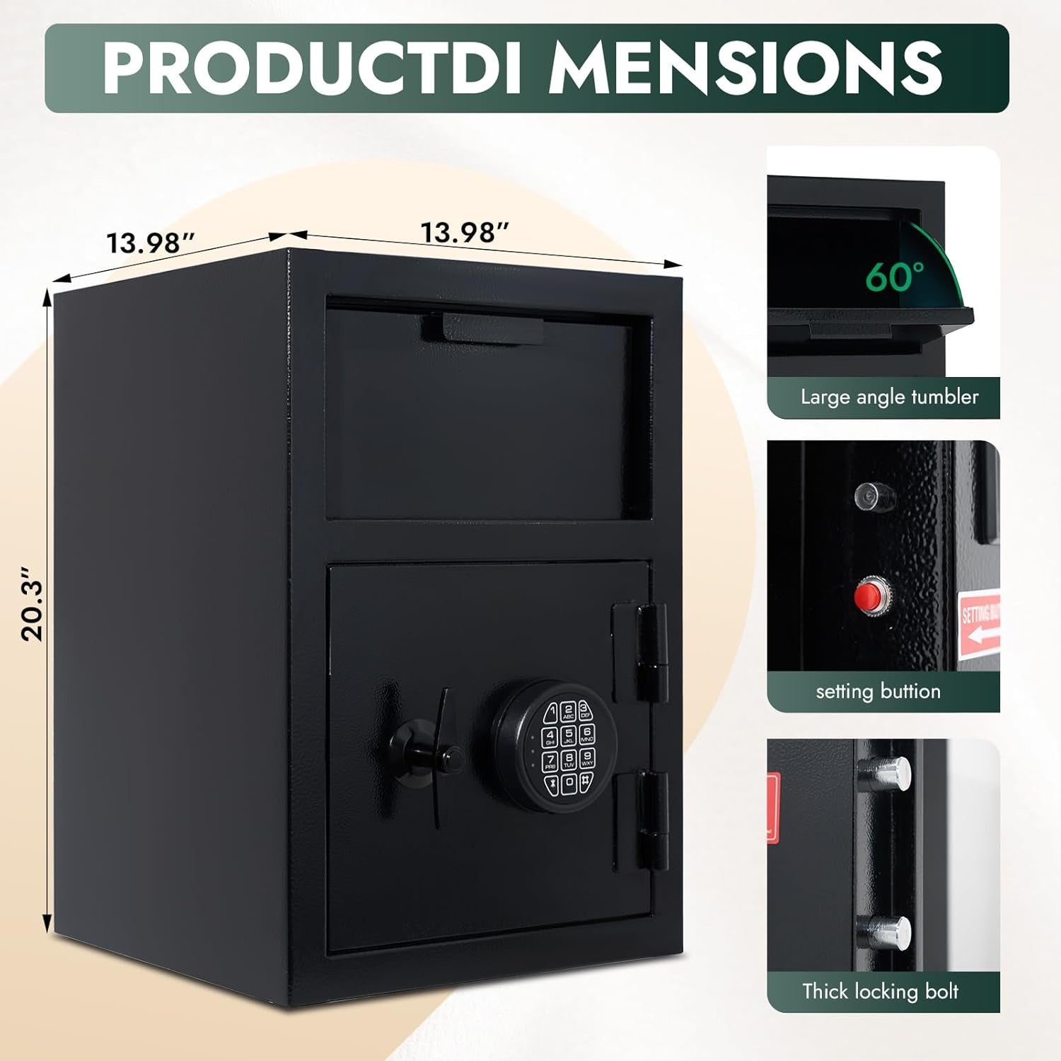 2.6 Cub Waterproof Drop Safe 515