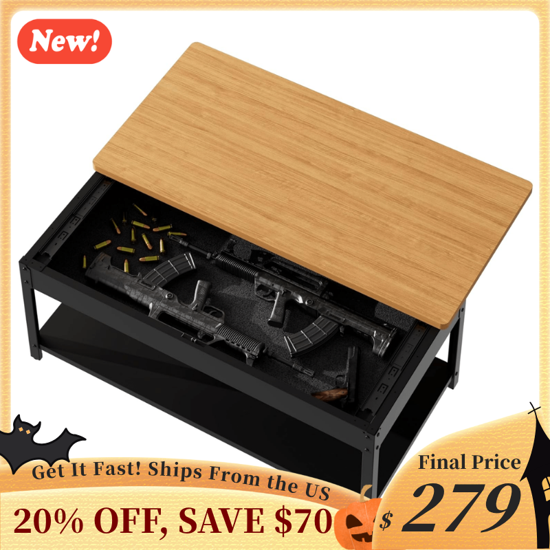Kaer Modern Coffee Table Gun Safe