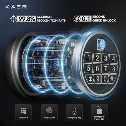 KAER 3.1 CuFt Drop Safe With Double Door