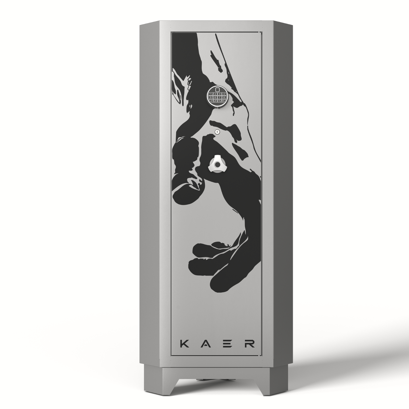 KAER Pink Corner Gun Safe for 6–8 Rifles & 4 Handguns