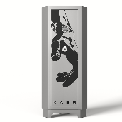 KAER Pink Corner Gun Safe for 6–8 Rifles & 4 Handguns