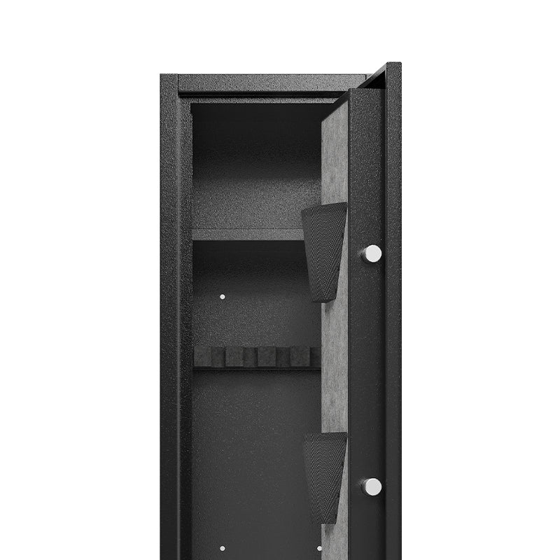 KaerWorld Deep Rifle Gun Safe for 2-4 Guns, Fits Rifles Safe With Scopes, Gun Safe for Rifles and Pistols, Gun Cabinet With 3 Pistol Pouches,Tall Steel Guns Safes With Quick Open Display Keypad