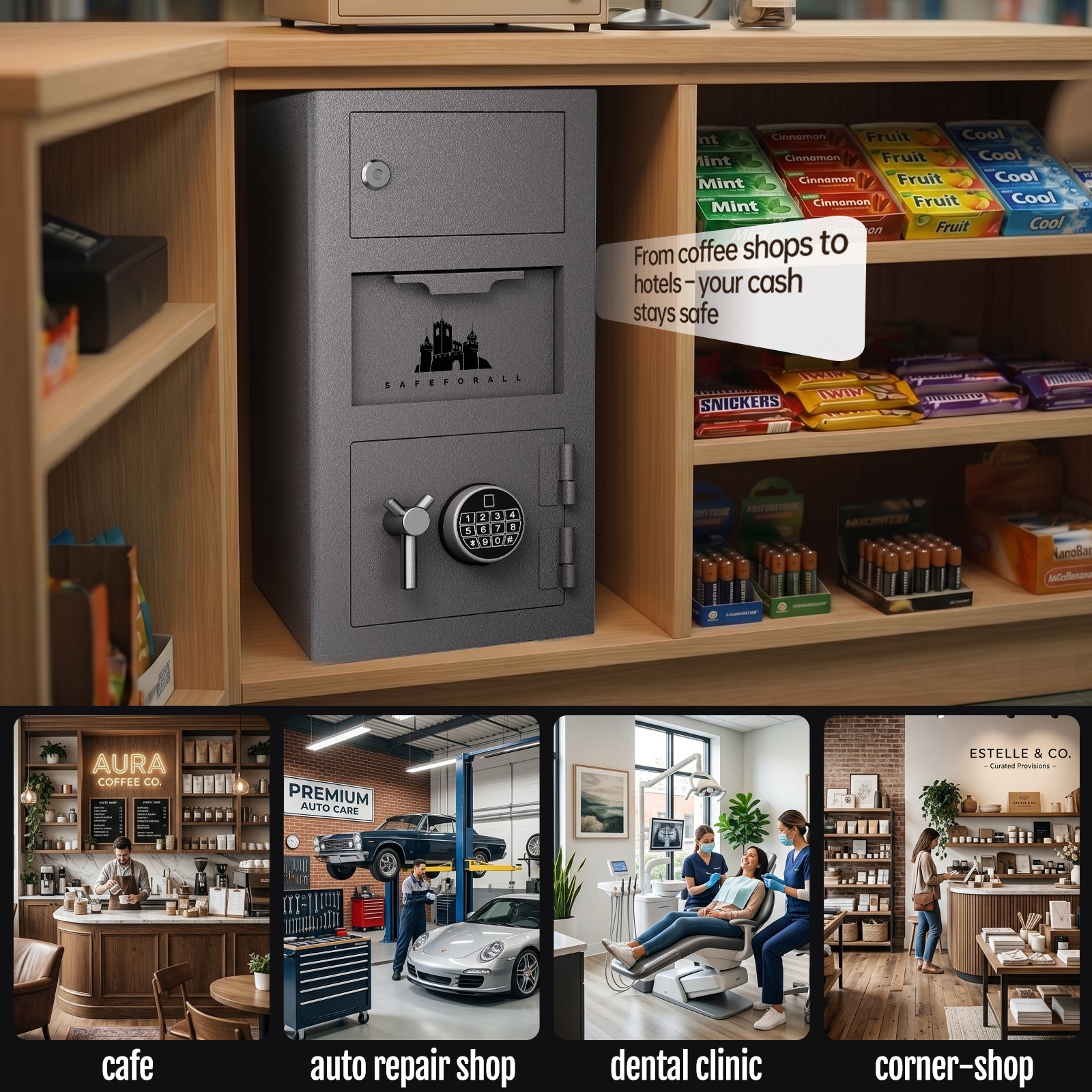KAER 3.1 CuFt Drop Safe With Double Door