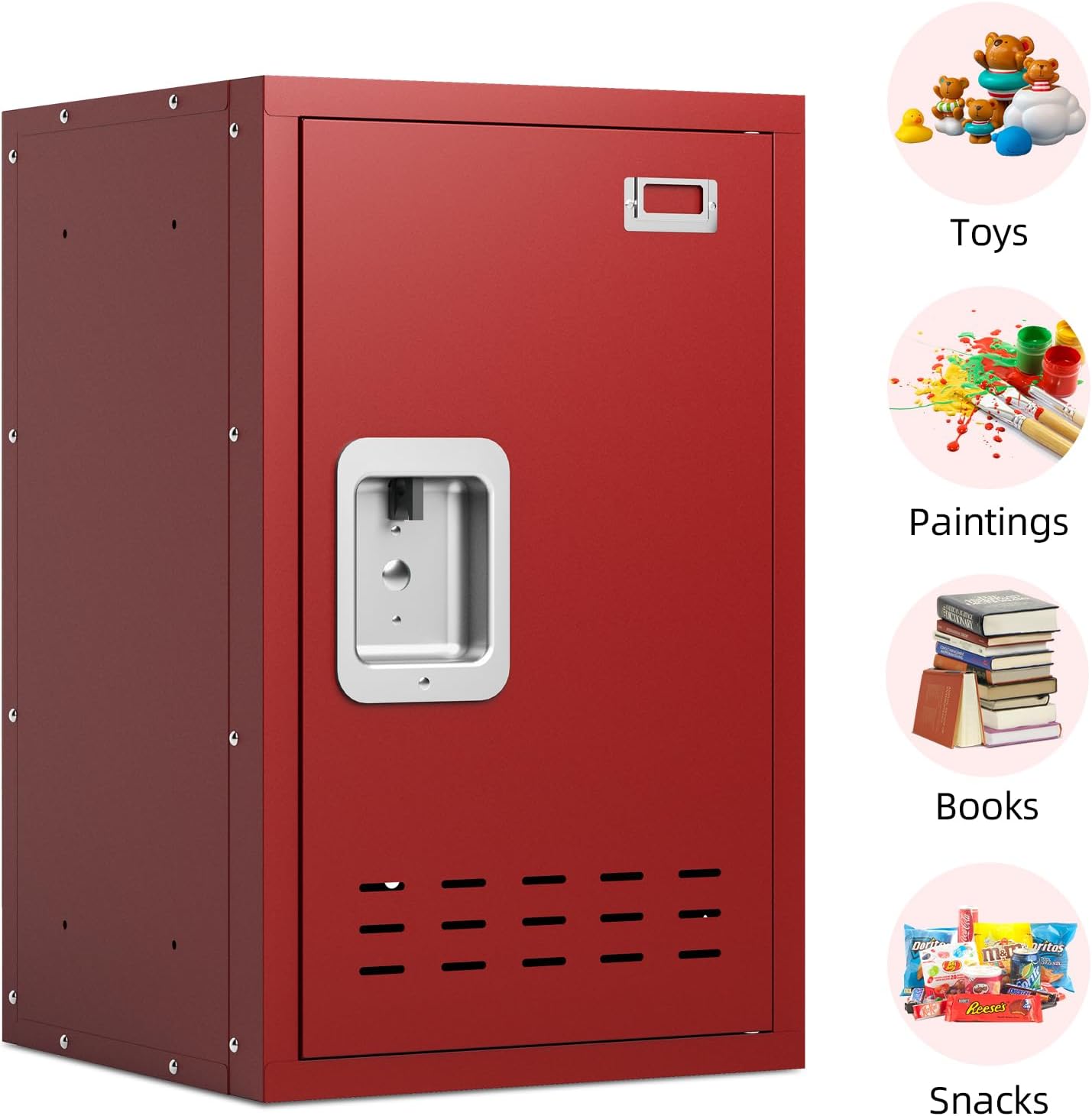 KaerWorld 24-Inch High Kids Storage Locker for Bedroom School and Playroom