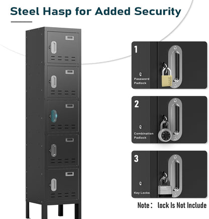 Kaer 1-5 Door Metal Locker