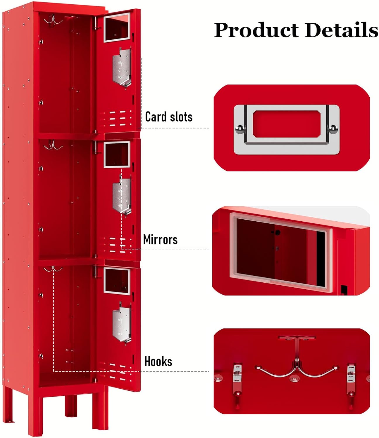 Kaer 1-5 Door Metal Locker