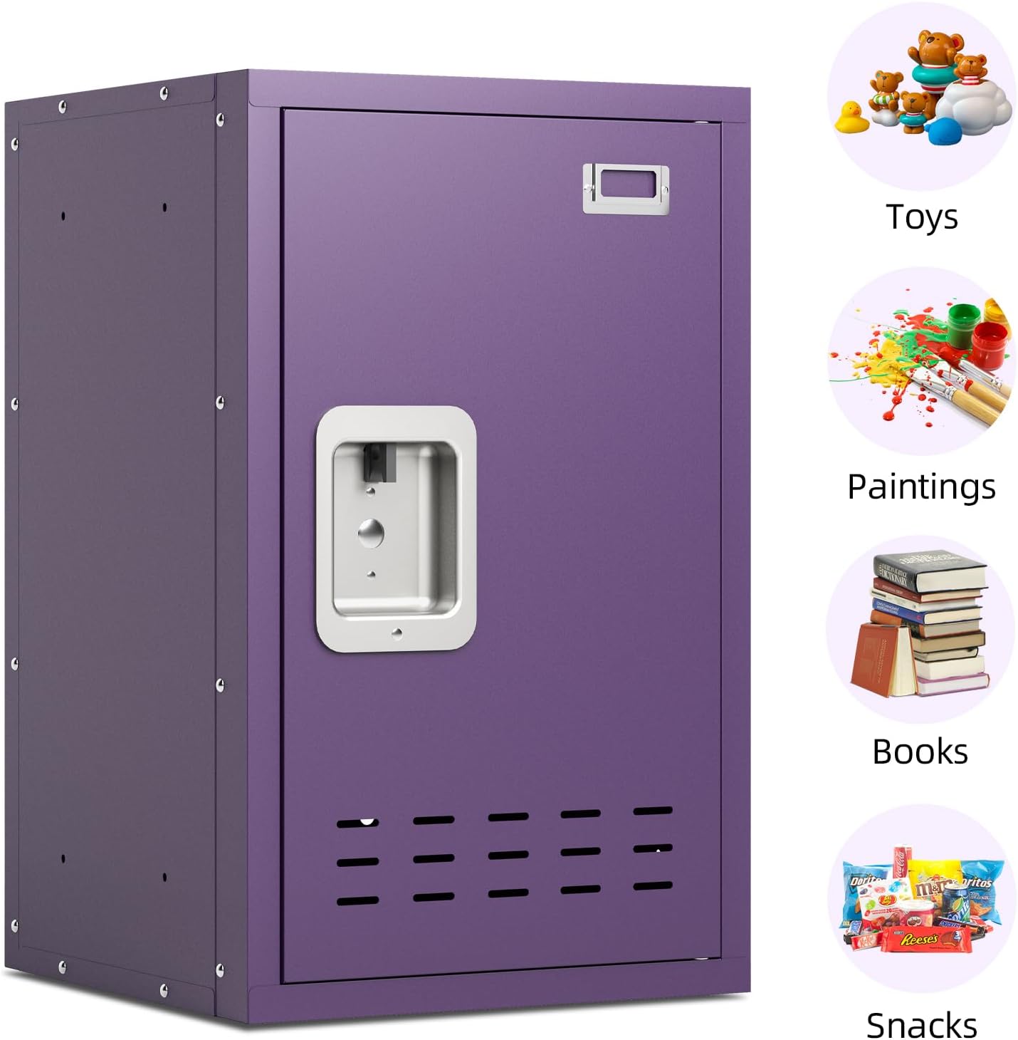 KaerWorld 24-Inch High Kids Storage Locker for Bedroom School and Playroom