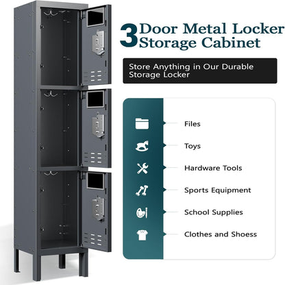Kaer 1-5 Door Metal Locker