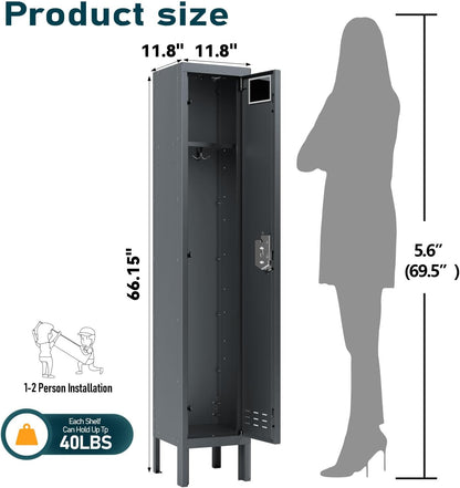 Kaer 1-5 Door Metal Locker