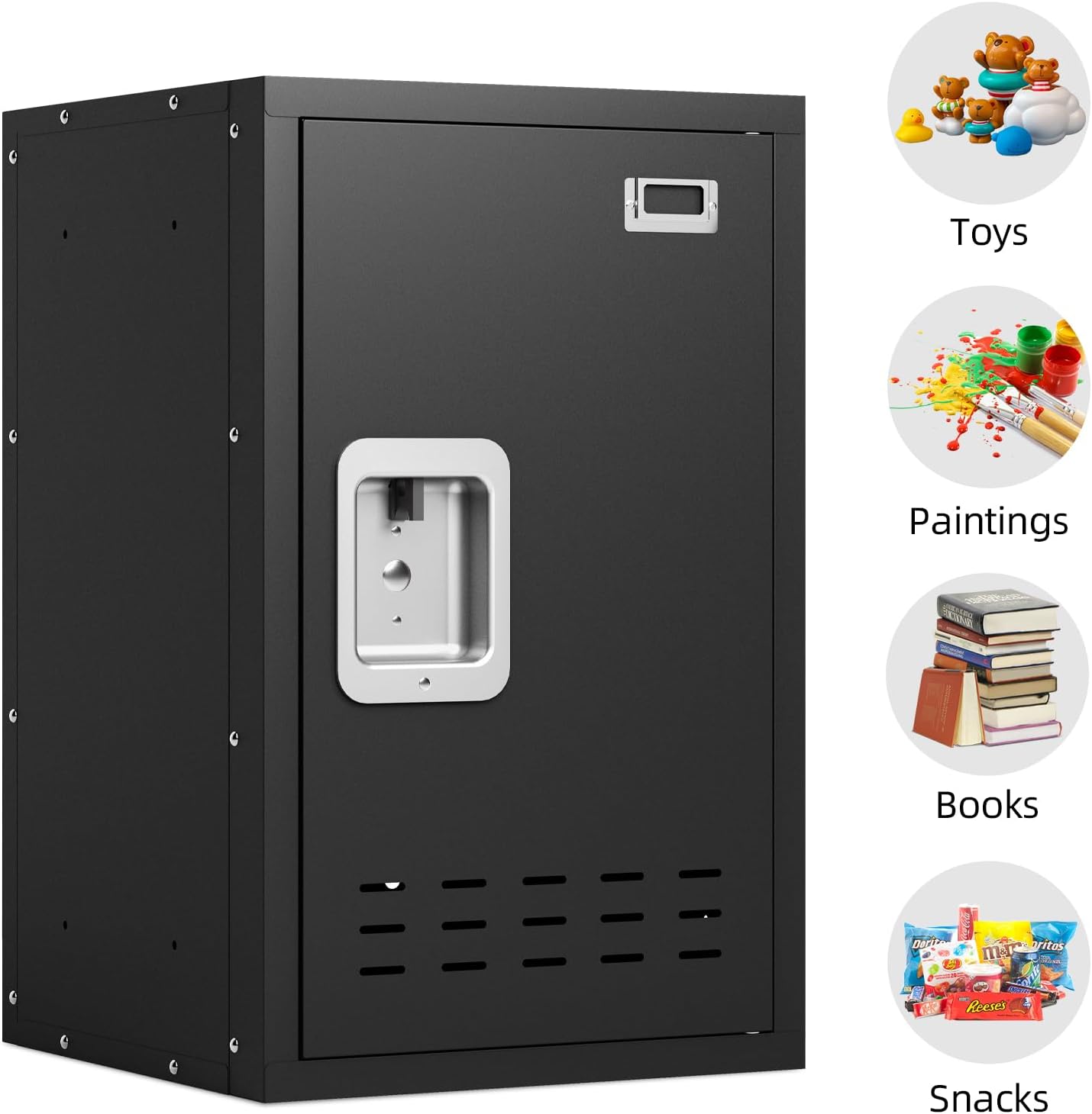 KaerWorld 24-Inch High Kids Storage Locker for Bedroom School and Playroom