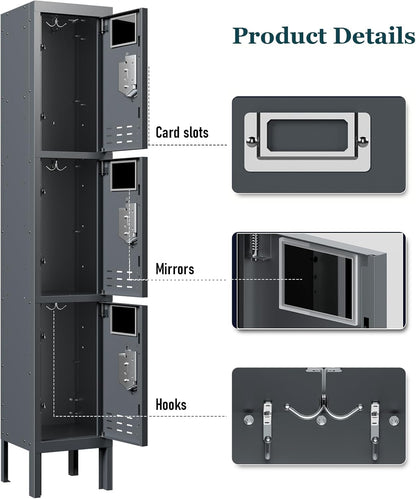 Kaer 1-5 Door Metal Locker