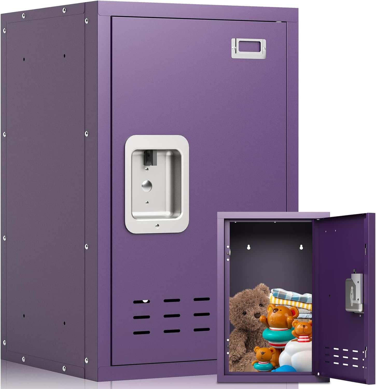 KaerWorld 24-Inch High Kids Storage Locker for Bedroom School and Playroom