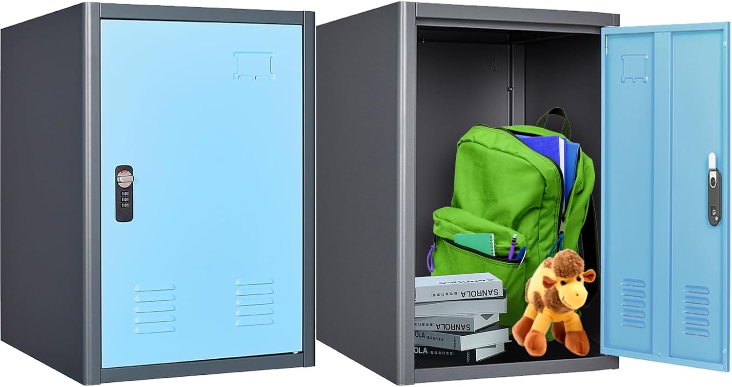 KaerWorld 20" High Lockable Metal Storage Cabinet - Secure Storage Cabinet for Home, Office, or Garage Use