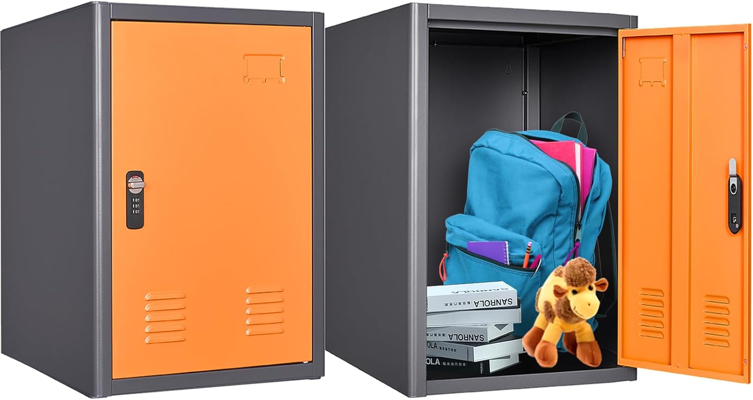 KaerWorld 20" High Lockable Metal Storage Cabinet - Secure Storage Cabinet for Home, Office, or Garage Use