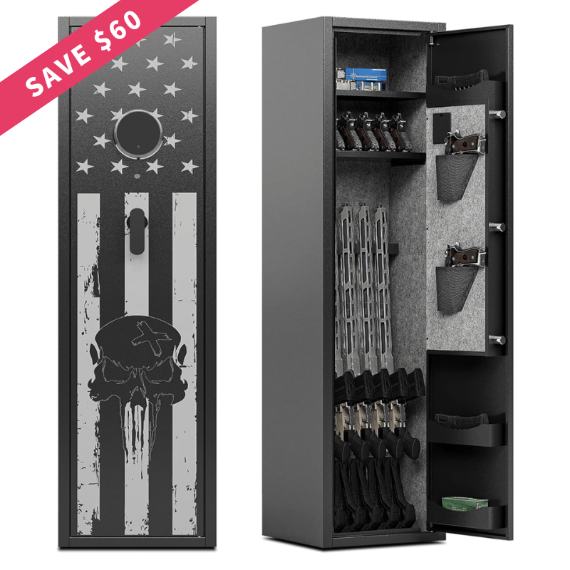 Kaer 6 Pre-Assembled Gun Safe 1430 Skull