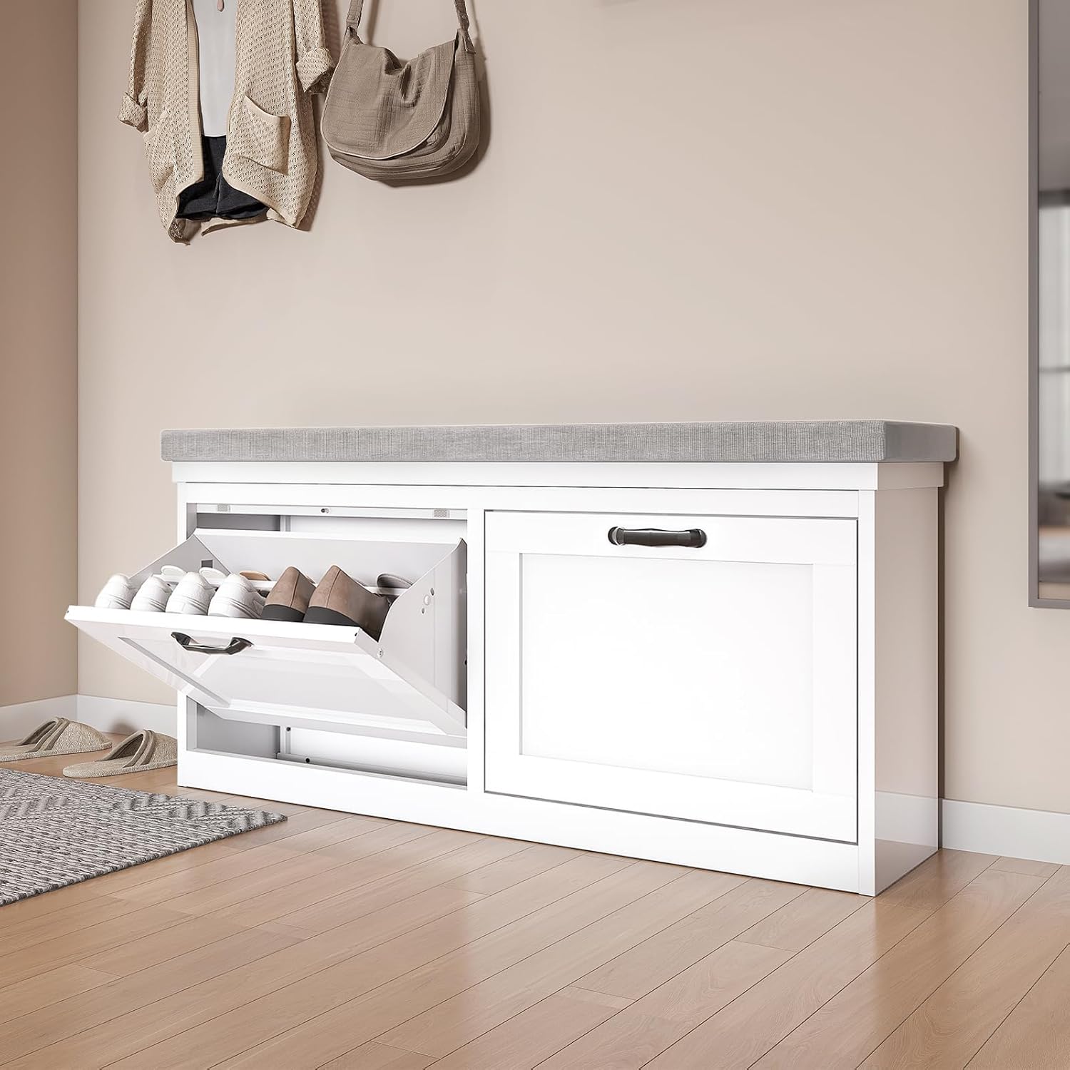 Kaer 2-Drawer Shoe Cabinet Vertical/Horizontal