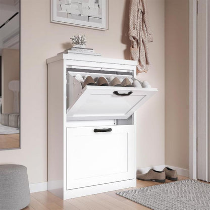 Kaer 2-Drawer Shoe Cabinet Vertical/Horizontal