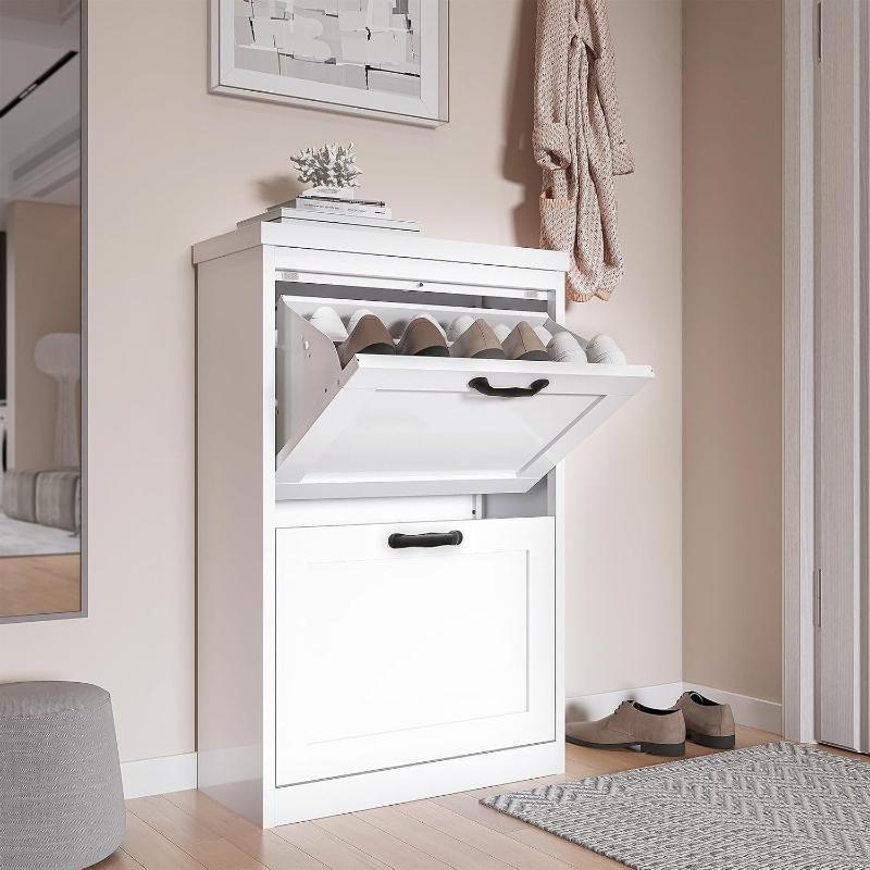 Kaer 2-Drawer Shoe Cabinet Vertical/Horizontal